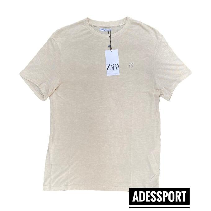 Terbaru Zara Man T-Shirt Basic Original Authentic Berkualitas