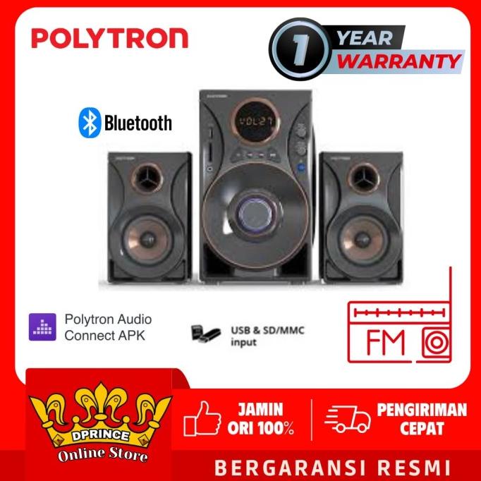 Terbaru Polytron Speaker 9310 Multimedia Bluetooth Pma9310 Radio Fm Pma 9310 Pengiriman Cepat