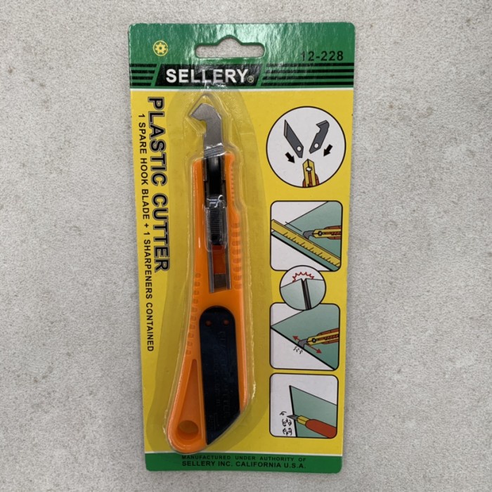 

Pisau Cutter Acyrlic Sellery 12-228 Plastic Cutter