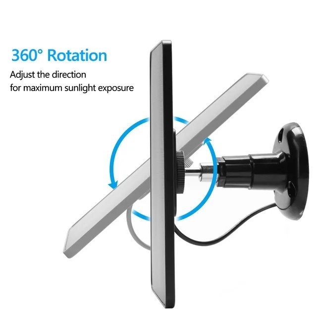Solar Panel Cctv 5V Outdoor Charging Baterai Micro Usb Kabel 3 Meter Terlariss !!