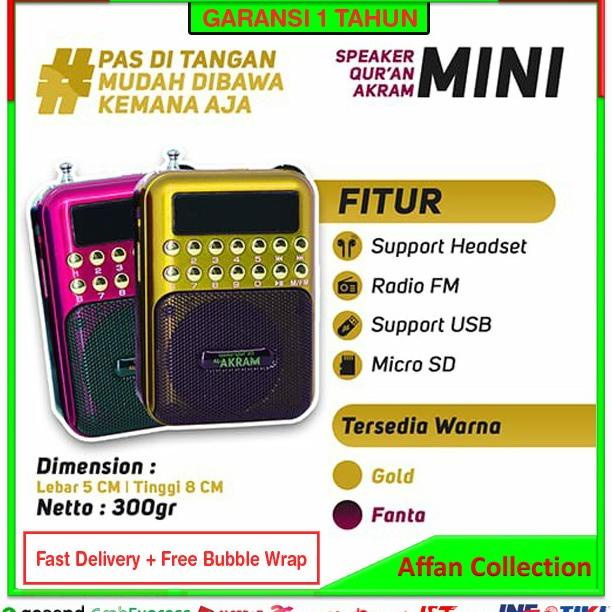 Speaker Murottal Murotal AlQuran Al-Quran Tahfidz Digital 30 Juz Akram