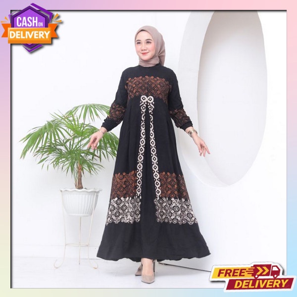 Busana Ghmis Lebaran Idulfitri Bju Syarii Modern Pakaian Muslim Waita Bsju Bj Gamia Pesta Fames Rema