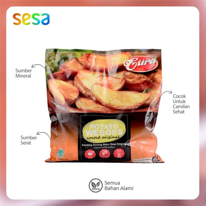 

Etira - Potato Wedges 750 g | Kentang Wedges Beku Berbumbu Best Seller