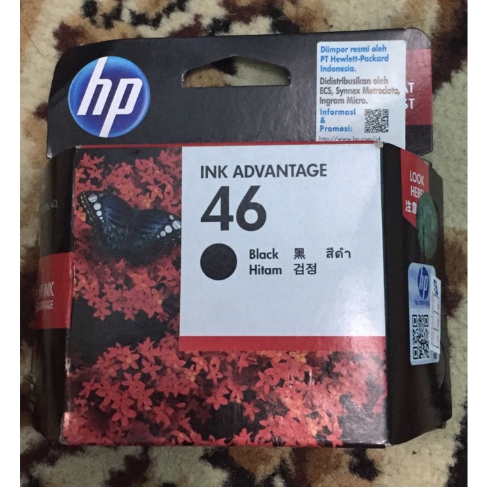 

Hp Ink Advantage 46 Black