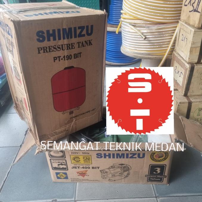 JET-400BIT SHIMIZU POMPA AIR SEMI JET PUMP SHIMIZU JET 400 BIT TABUNG