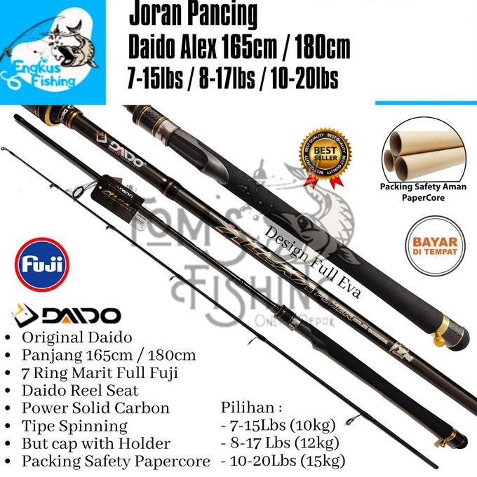 Joran Pancing Daido Alexa Solid / Japan style 165cm/180cm (8kg-15kg)