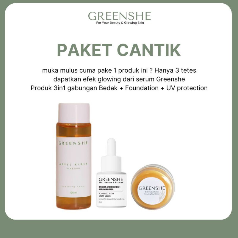 PAKET CANTIK GREENSHE
