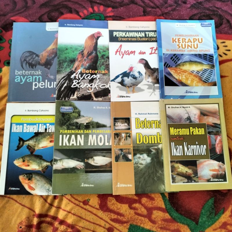 ORIGINAL BUKU BUDIDAYA BETERNAK AYAM PELUNG BANGKOK PERKAWINAN TIRUAN AYAM DAN ITIK PEMELIHARAAN KER
