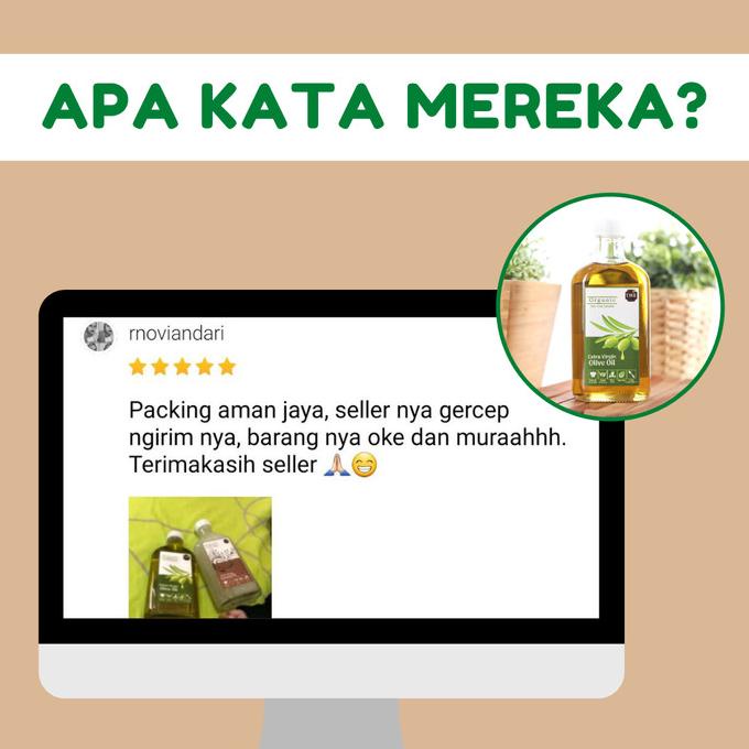 

suk 2 LEBIH HEMAT Minyak Zaitun Asli Murni / EVOO / Extra Virgin Olive Oil