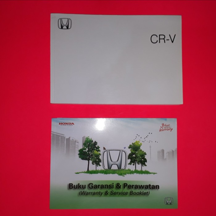{Second} Buku Pedoman Pemilik Petunjuk Owners Manual Book HONDA CRV Original - 2007-2012 Berkualitas