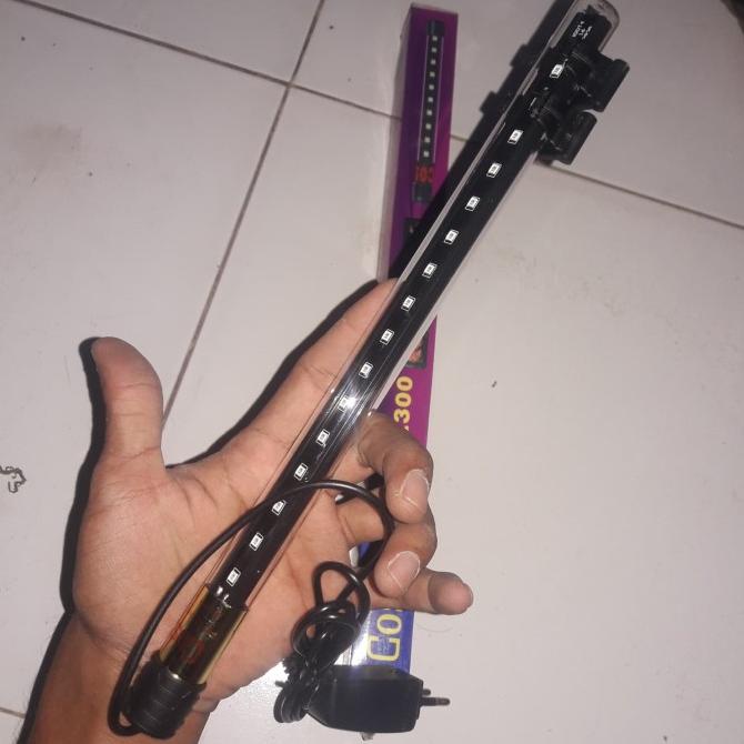 Lampu Led Celup Aquarium 30cm (Merah/Putih/Biru Dan Putih Biru)