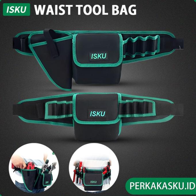 ISKU Tool Bag Pinggang Tas Perkakas Pinggang Waist Toolbag Tool Belt