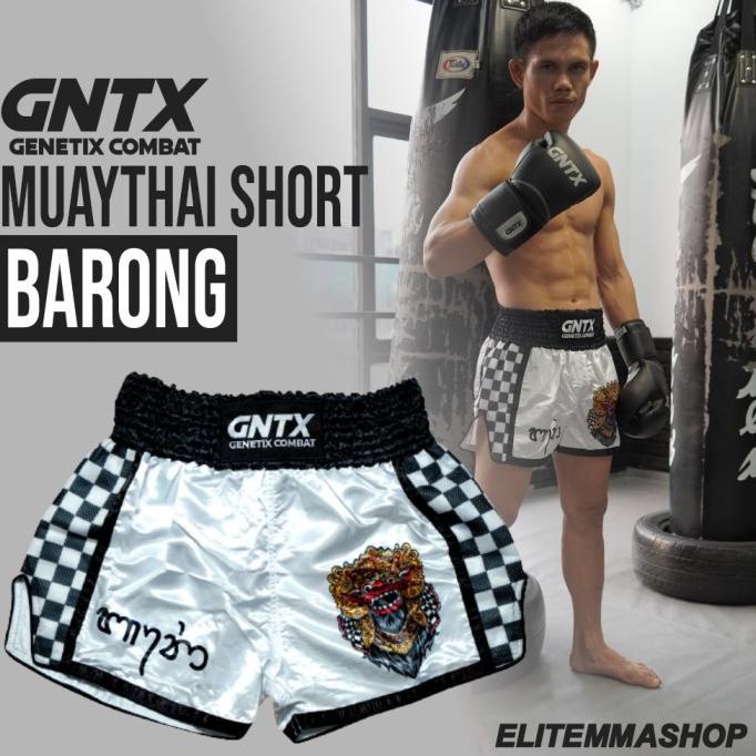 CELANA MUAYTHAI BOXING GENETIX GNTX MUAY THAI KICK BOXING SHORTS