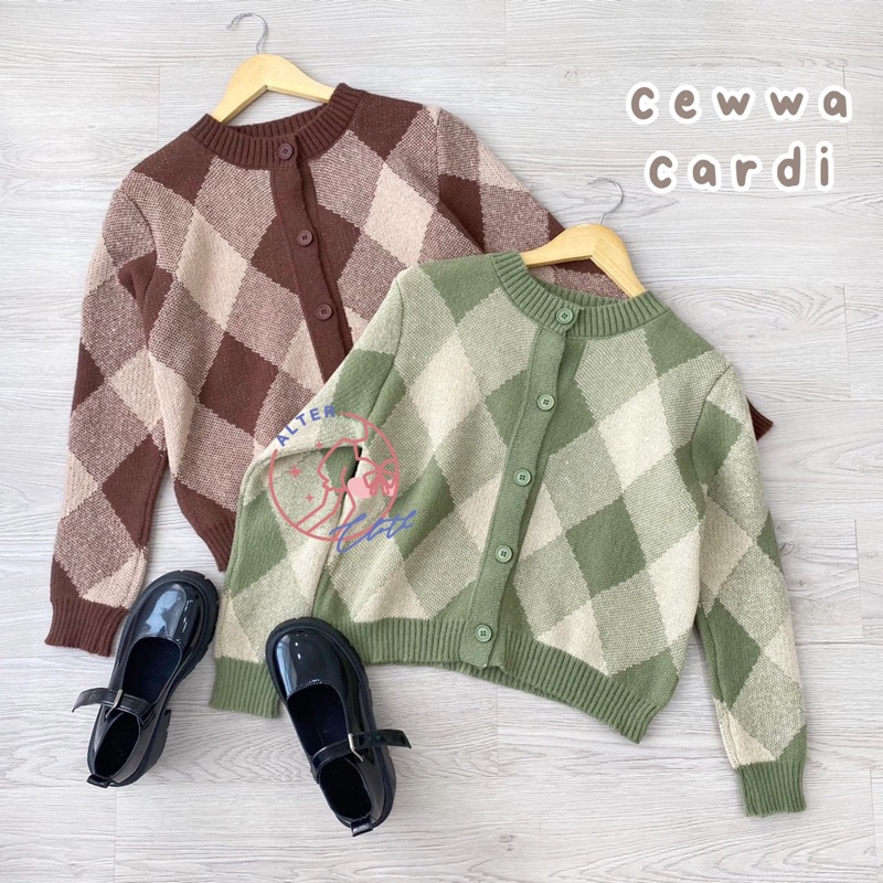 [AMAZED PEOPLE] alter.cloth - CEWWA CARDI Atasan Wanita Lengan Panjang Longsleeve Kardigan Korea