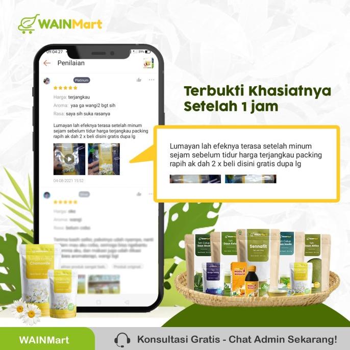 

Hot Sale - ANTI IMSOMNIA Teh Celup Chamomile Herbal Relaksasi kaya Antioksidan