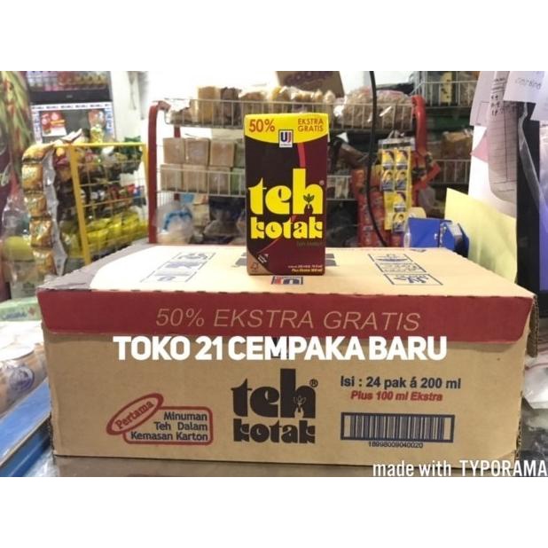 

Baru Ultra Teh Kotak 1 Karton isi 24 Pcs | Melati Jasmine Dus 200 ml