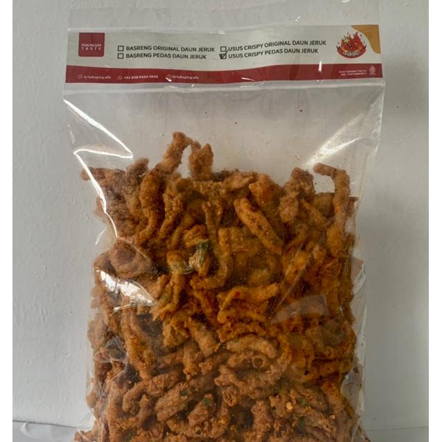 

Usus Crispy Dan Pedas Daun Jeruk 500 Gram