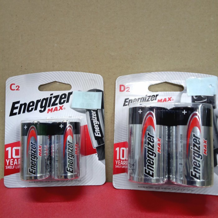 Baterai batre Type C size C Type D size D ukuran C D Energizer alkalin