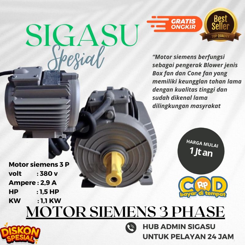 Packing Kayu Dinamo Siemens 3Phase