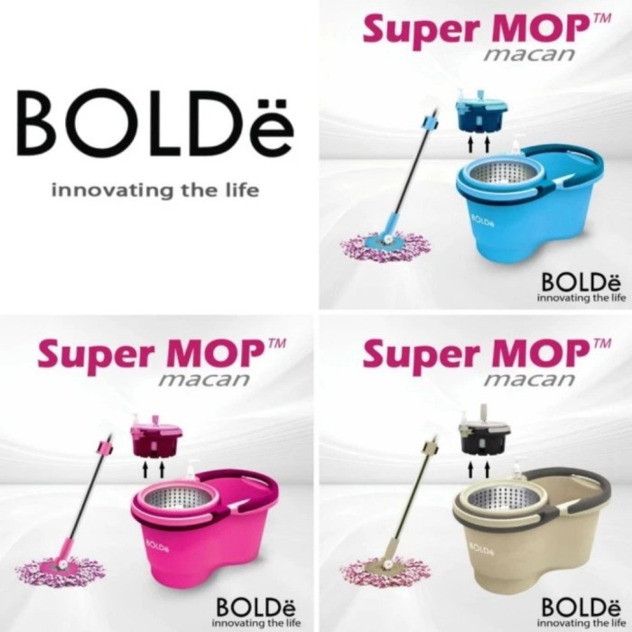 ] Bolde Super Mop Macan - Bolde Super Mop - super mop/alat pel