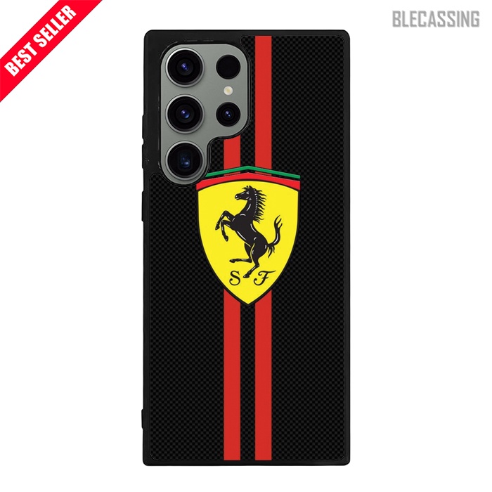 Hardcase Casing Samsung Galaxy S23 S22 S21 S20 S10 S9 S8 Note 20 10 9 FE Plus Ultra 5G Custom Ferrar