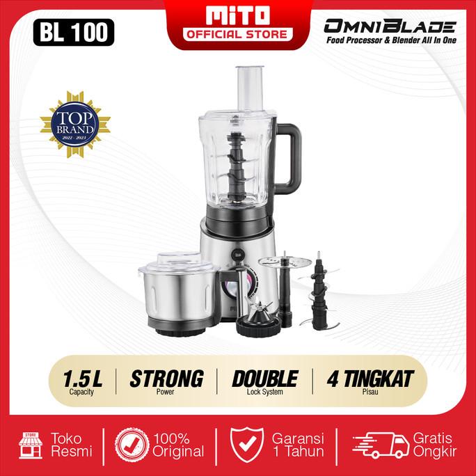 MITO Food Processor Omni Blade Blender Alat Penghalus Bumbu BL100