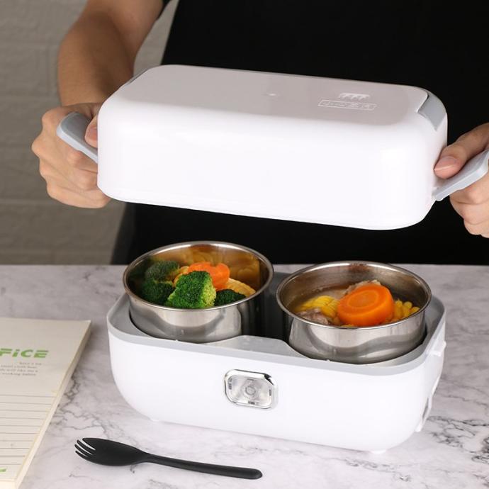 Kotak Makan Pemanas Elektrik Electric Lunch Box Stainless