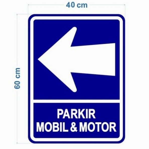 

Rambu Plat Petunjuk Arah Kiri/Kanan uk.40x60cm(gambar bisa request)