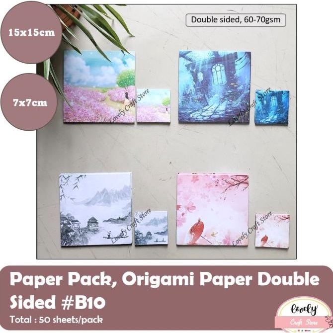 

Double Sided Origami Paper Impor Chiyogami Paper Pack Deco Paper B10