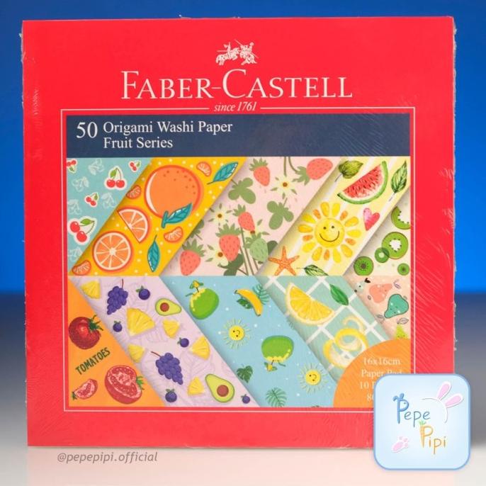 

Faber Castell Washi Paper Kertas Lipat Origami 16X16 Dan 15X15 Motif