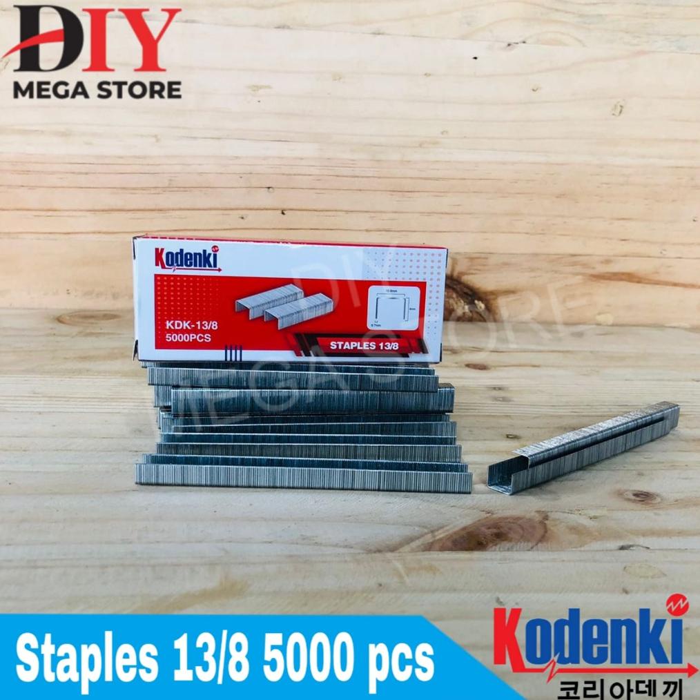 

Optimal Kodenki Isi Staples 13/8 Mm Stapler Gun Isi Staples Manual R23 5000Pcs Kodenki Isi Staples 13/8 Tembak Manual R23 Stapler Gun