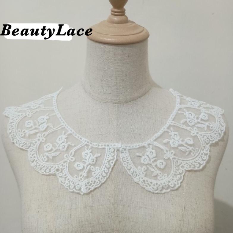 Kilat Aplikasi Kerah Anak Renda Import Murah