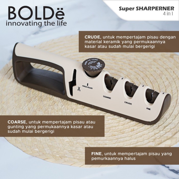

BOLDE SUPER SHARPENER 4IN1