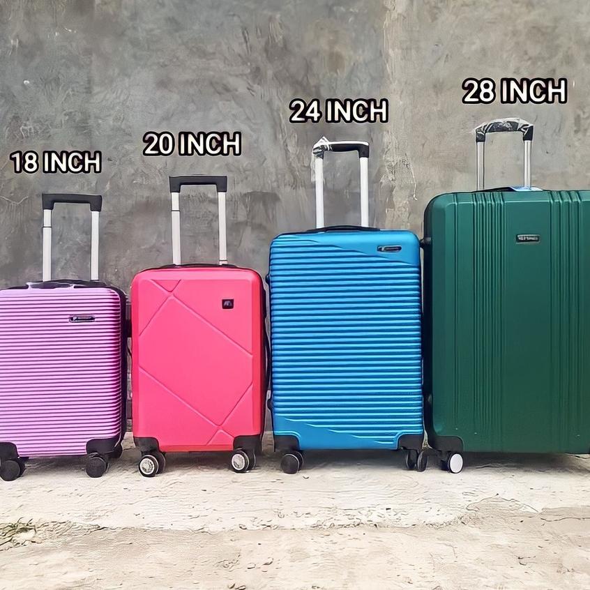 Koper 18 Inch Polo Ukuran Kabin / Fiber / Hardcase / / Cabin / / Orginal / Bisa Cod / Garansi Uang K