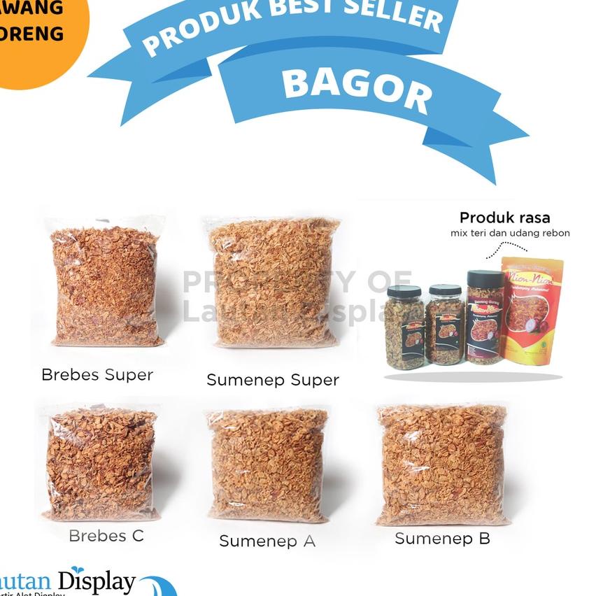 

Bawang Goreng Brebes 1 Kg (Grade D) Ter, Bawang Kiloan