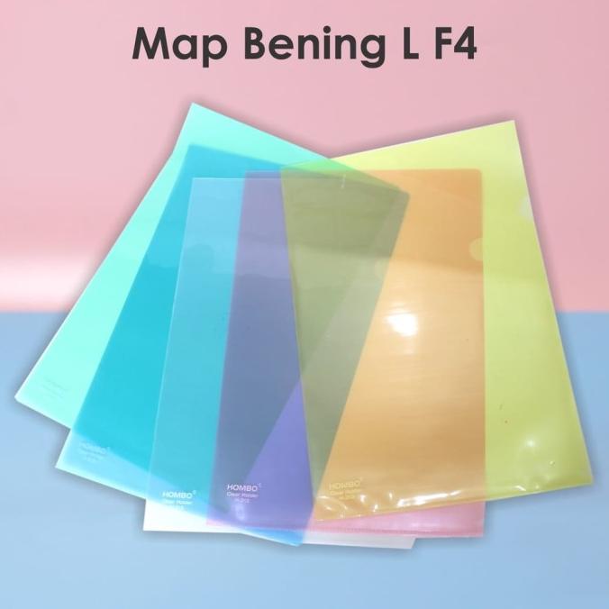 

TERLARIS Map L / Map Bening / Clear Folder H-313 F4 Hombo(isi 12 pcs)