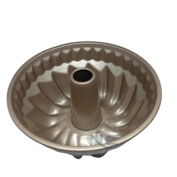 Loyang Kue Bolu Loyang Cake Marbel Tulban Anti Lengket 18Cm Tebal