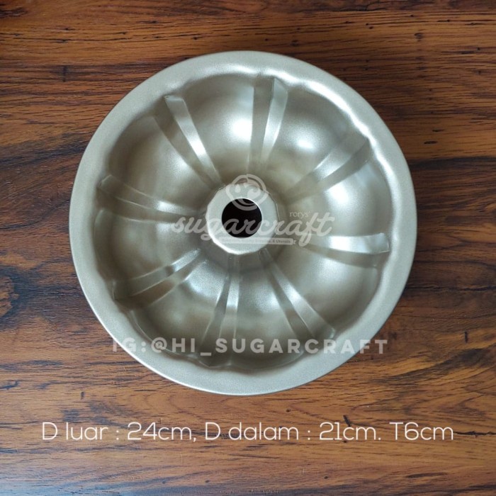 Loyang America Anti Lengket 24Cm Warna Gold Loyang Tulban