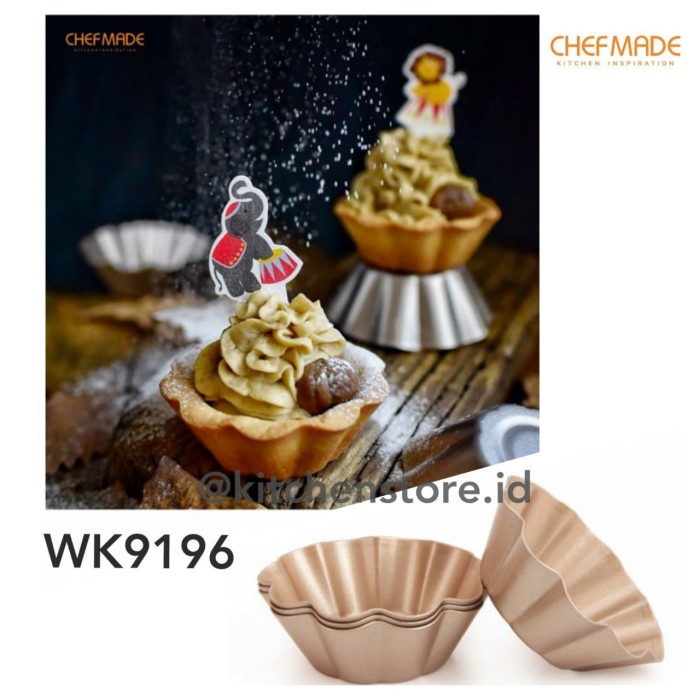 Chefmade Cm9196 / Loyang Cetakan Egg Tart Mini Cake Pie Pudding Pan