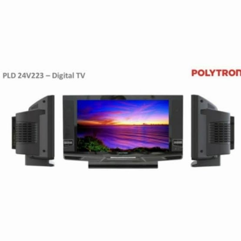 TV LED SEMI TABUNG DIGITAL 24 inch POLYTRON PLD 24V223
