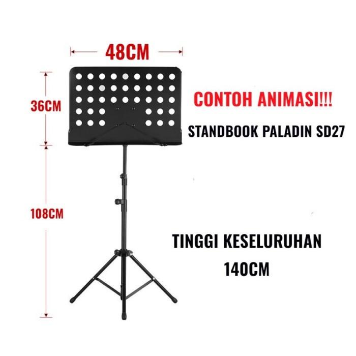 Stand Book , Stand Partitur , Stand Book Partitur NEW STAND BOOK MUSIK / STAND PARTITUR PALADIN SD 2