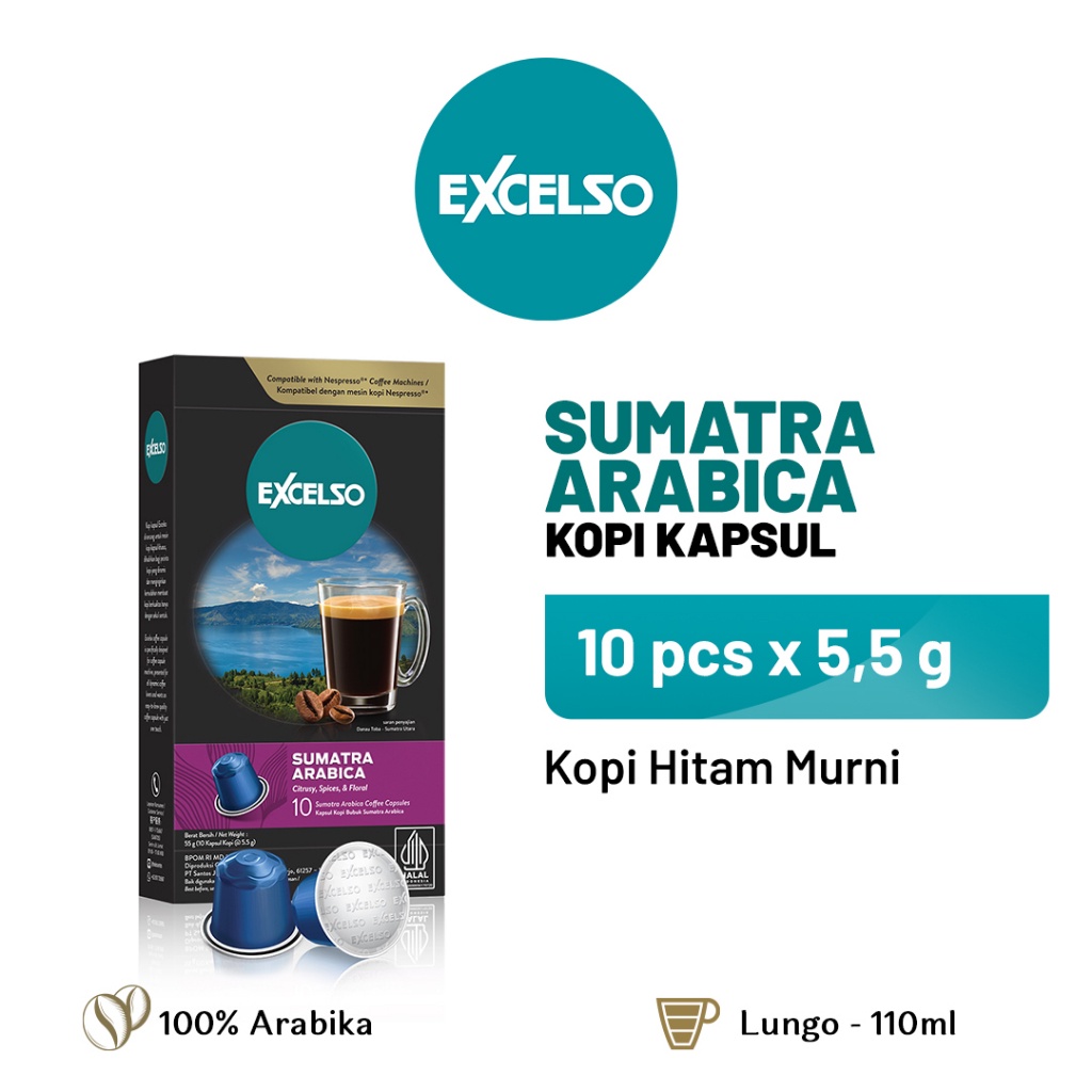 

Excelso Kopi Kapsul Sumatera Arabica - Nespresso Compatible