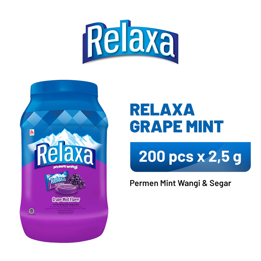 

Relaxa Grape Mint 1 Toples (200 x 2.5 gr)