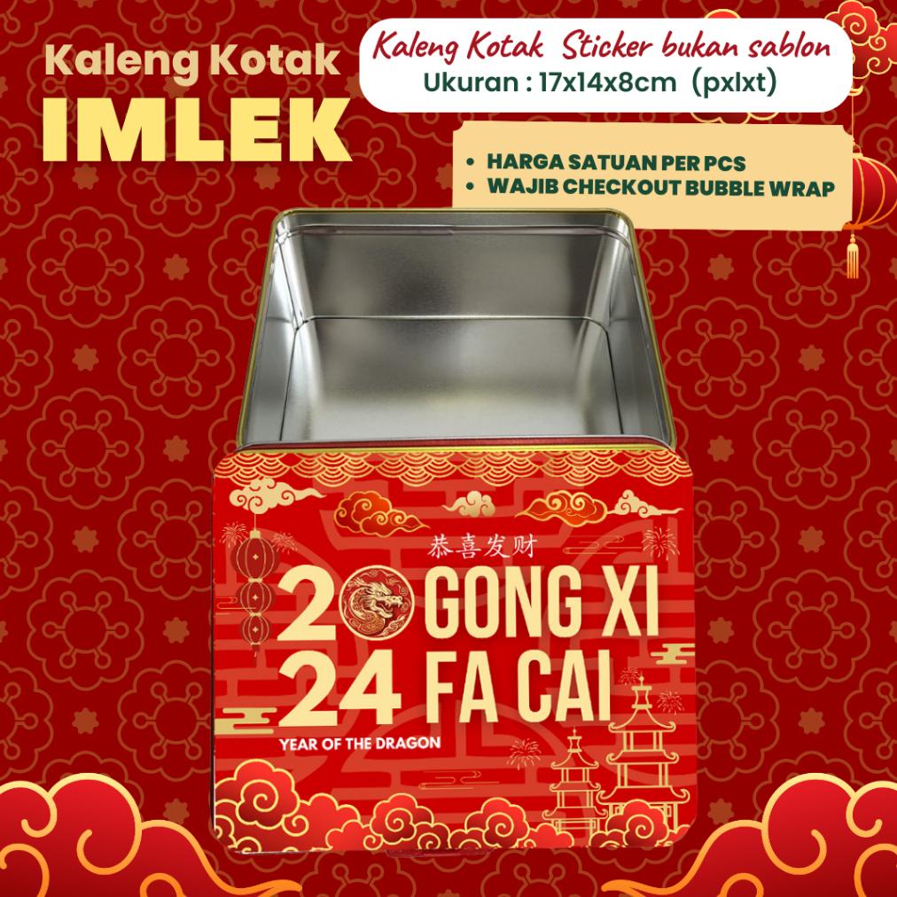 

Sale !! Kotak Hampers Imlek Tahun Naga 2024 Kaleng Merah Gong Xi Fa Cai Shio 17X14X8 Cm Chinese New Year Dragon / Box Sincia Peyimpanan Kue Kering By Soogan Terlaris