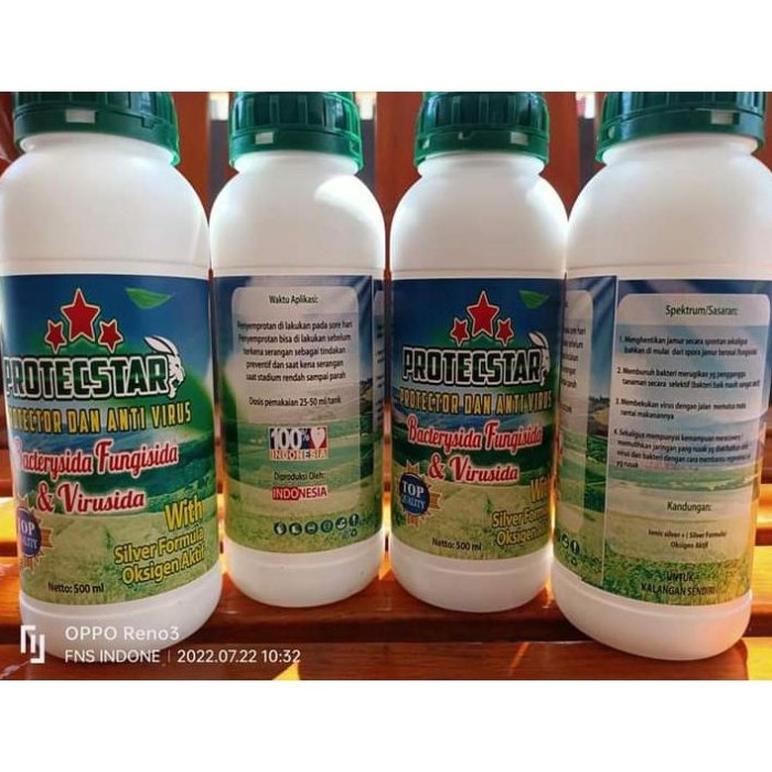 PROTECTSTAR Bakterisida, Fungisida & Virusida Tanaman 500 ML. Obat