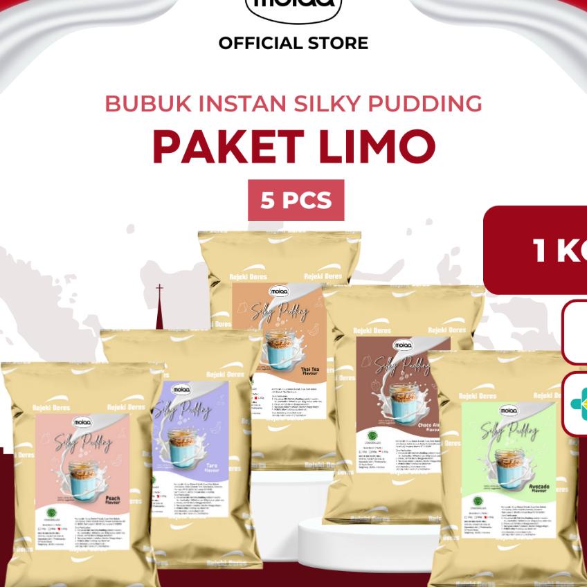 

Moiaa - Paket Hemat 9 - Silky Pudding Moiaa 1 Kg Isi 5Pcs