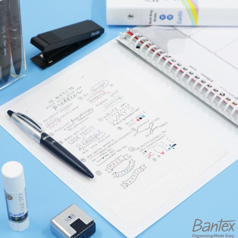 

Bantex A5 Pastel Trendy Multi Ring Binder 20 Hole #3124