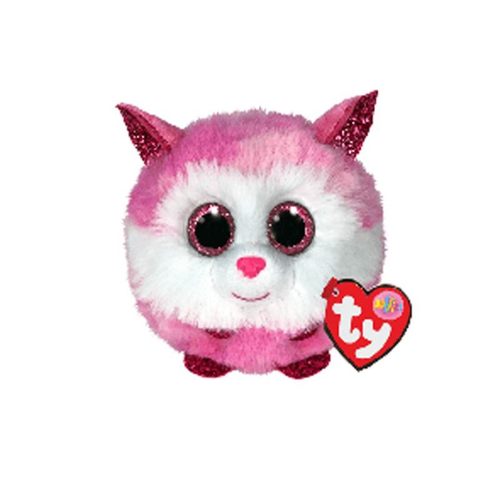 TY Toys Puffies Princess Husky Pink - Boneka Husky Anak