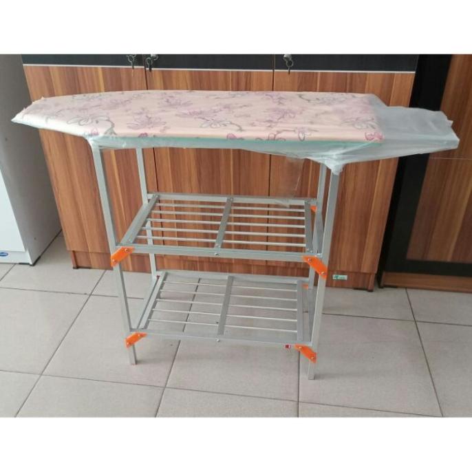 Meja Setrika Lipat Berdiri Alumunium Berkualitas