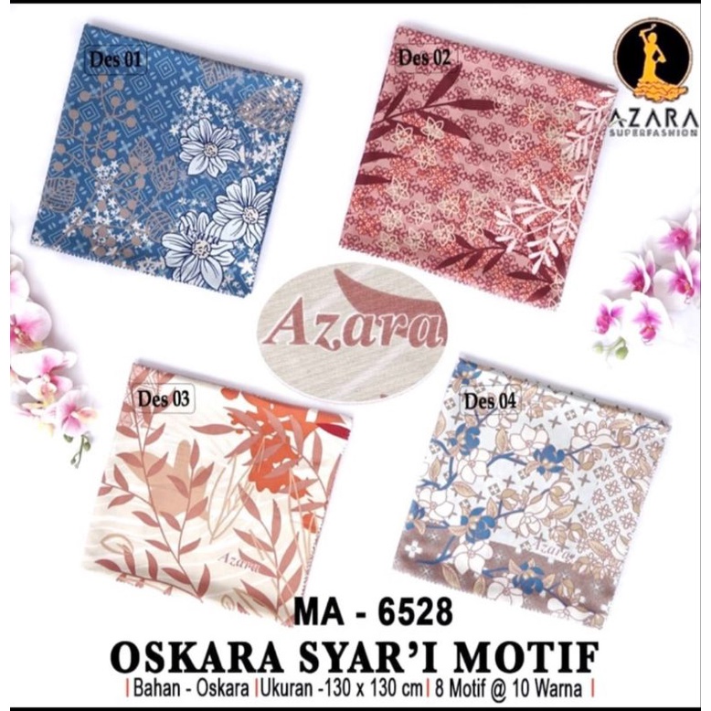HIJAB OSKARA MOTIF SYAR'I 130X130 LC